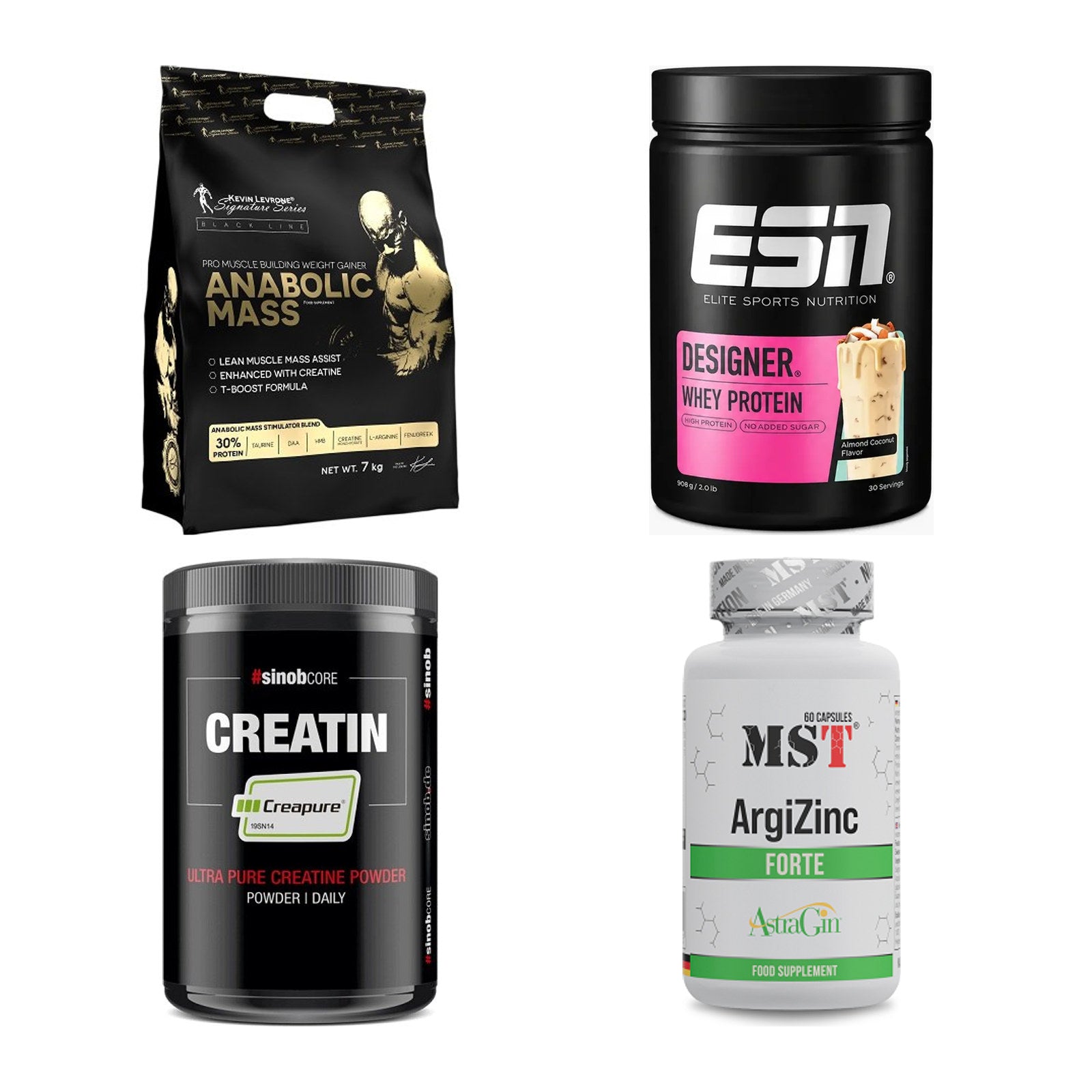 Masseaufbau für Fortgeschrittene: Kevin Levrone Anabolic + 3 weitere – alle enthaltenen Artikel