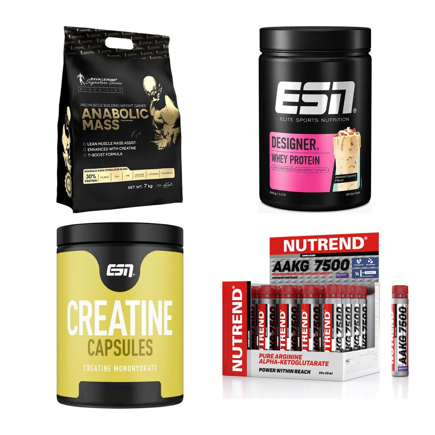 Masseaufbau für Fortgeschrittene: Kevin Levrone Anabolic + 3 weitere – alle enthaltenen Artikel