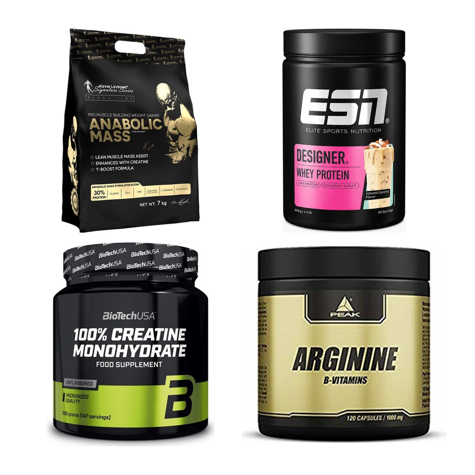 Masseaufbau für Fortgeschrittene: Kevin Levrone Anabolic + 3 weitere – alle enthaltenen Artikel