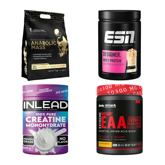 Masseaufbau für Fortgeschrittene: Kevin Levrone Anabolic + 3 weitere – alle enthaltenen Artikel