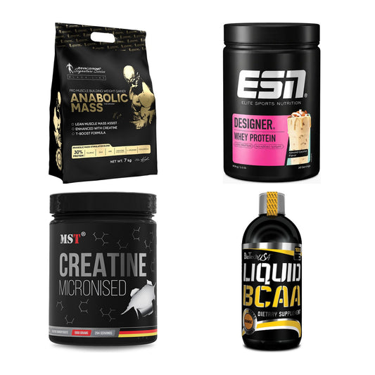 Masseaufbau für Fortgeschrittene: Kevin Levrone Anabolic + 3 weitere – alle enthaltenen Artikel