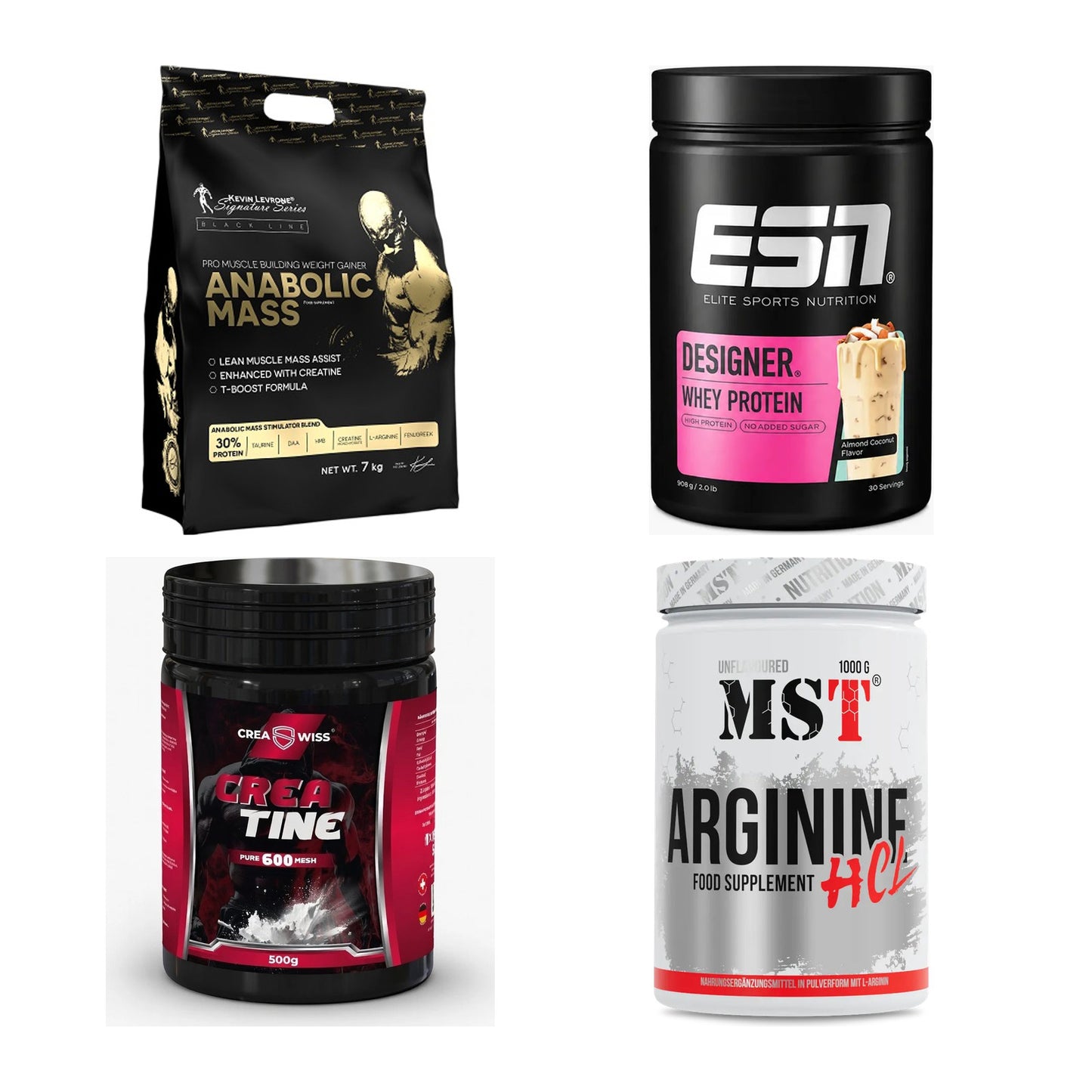 Masseaufbau für Fortgeschrittene: Kevin Levrone Anabolic + 3 weitere – alle enthaltenen Artikel
