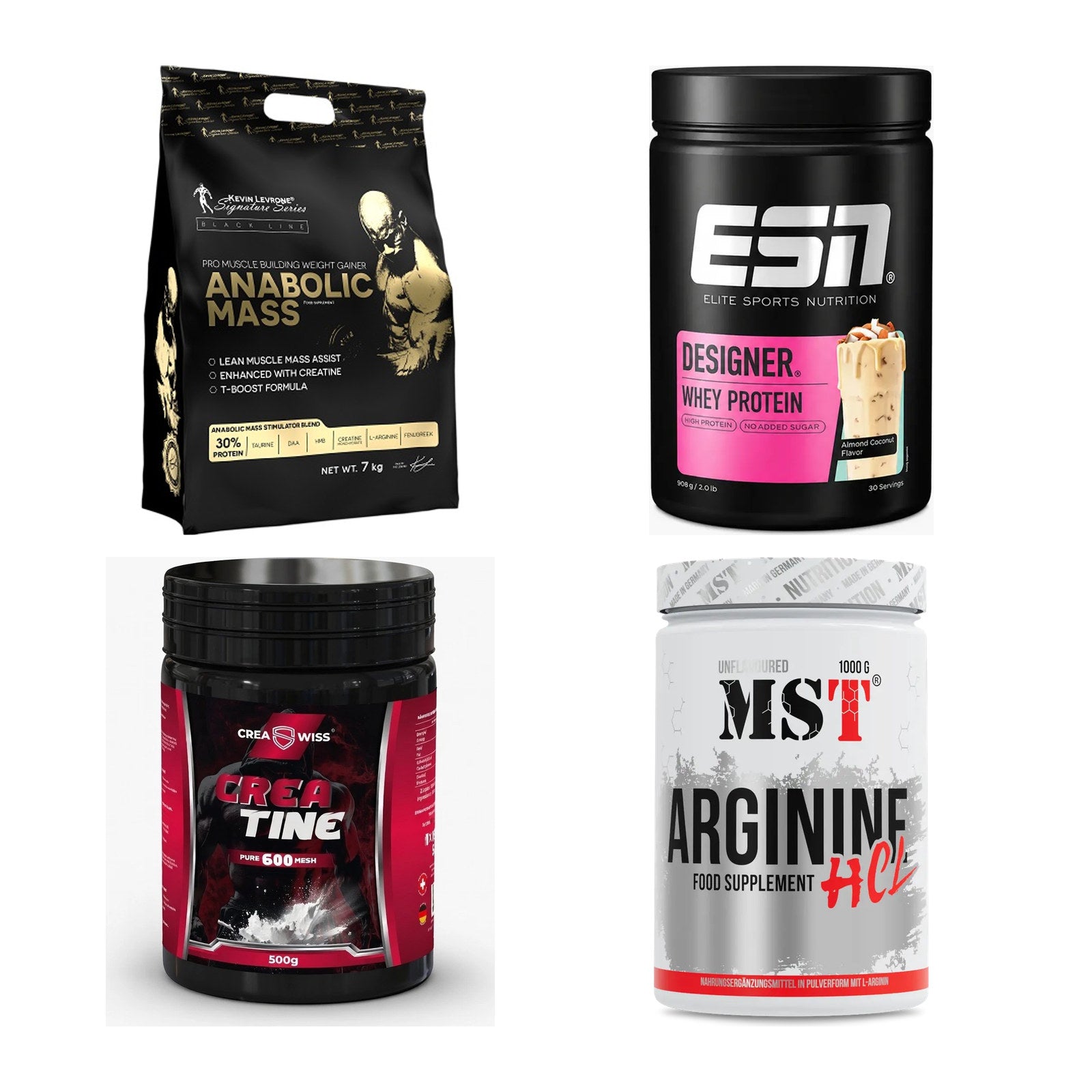 Masseaufbau für Fortgeschrittene: Kevin Levrone Anabolic + 3 weitere – alle enthaltenen Artikel