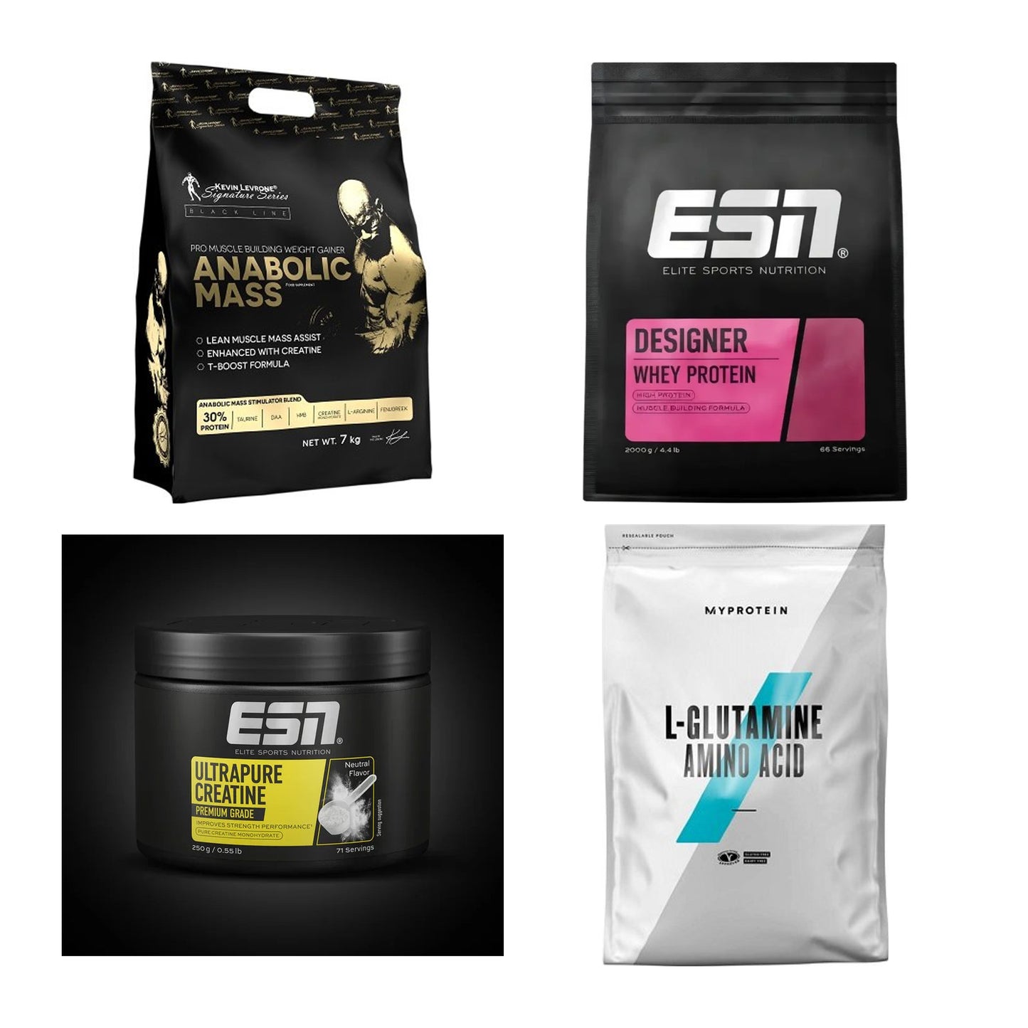 Masseaufbau für Fortgeschrittene: Kevin Levrone Anabolic + 3 weitere – alle enthaltenen Artikel