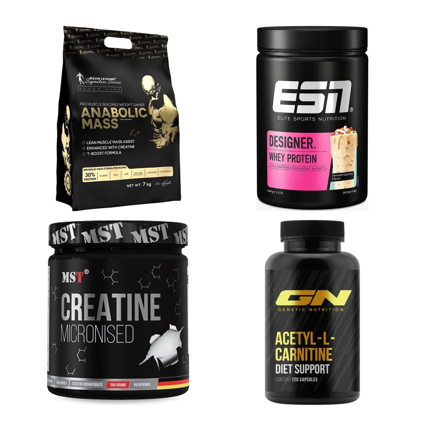 Masseaufbau für Fortgeschrittene: Kevin Levrone Anabolic + 3 weitere – alle enthaltenen Artikel