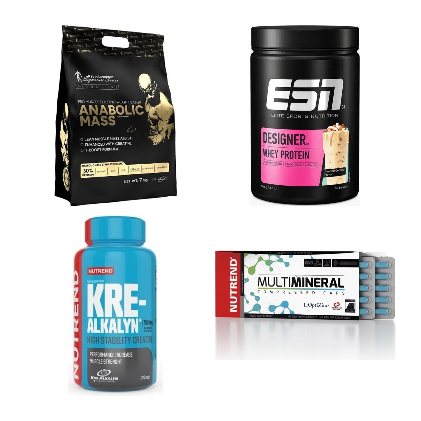 Masseaufbau für Fortgeschrittene: Kevin Levrone Anabolic + 3 weitere – alle enthaltenen Artikel