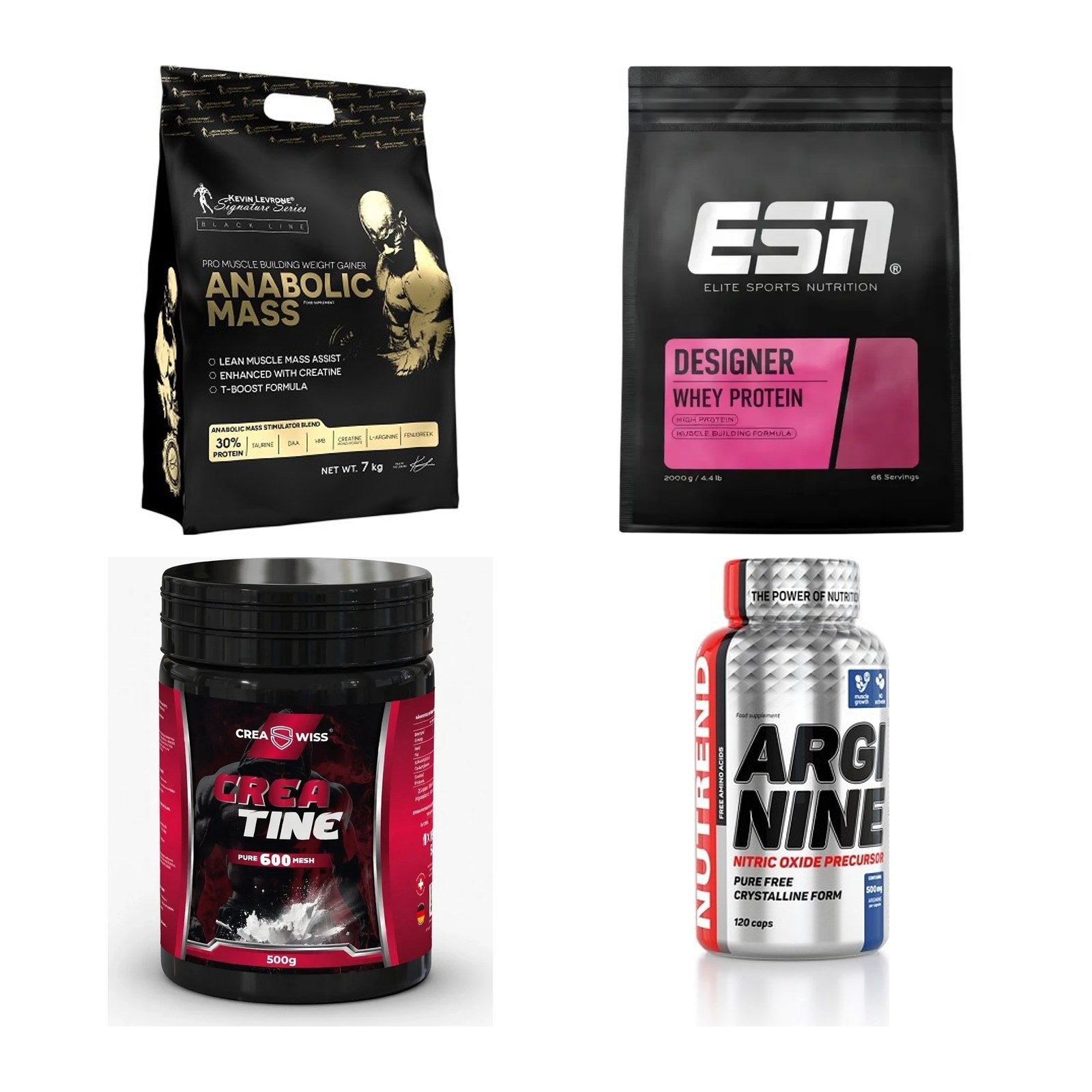 Masseaufbau für Fortgeschrittene: Kevin Levrone Anabolic + 3 weitere – alle enthaltenen Artikel