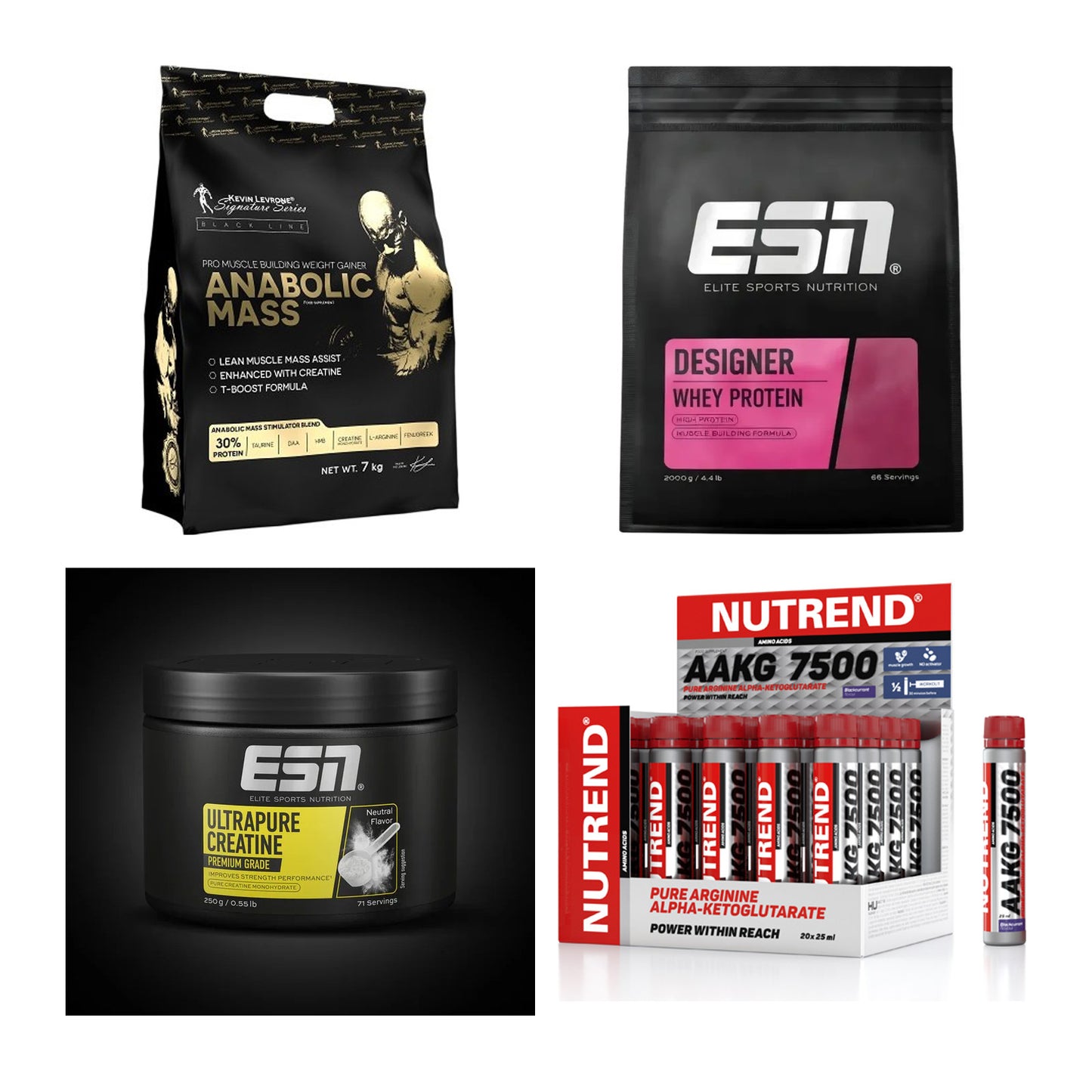 Masseaufbau für Fortgeschrittene: Kevin Levrone Anabolic + 3 weitere – alle enthaltenen Artikel
