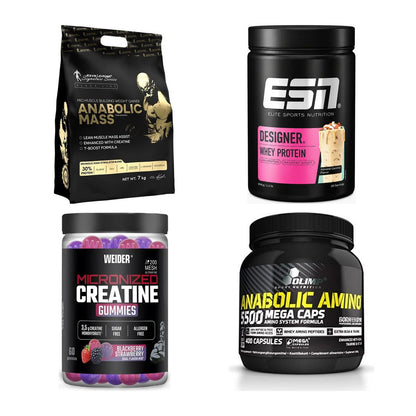 Masseaufbau für Fortgeschrittene: Kevin Levrone Anabolic + 3 weitere – alle enthaltenen Artikel