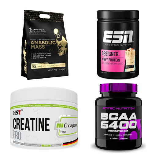 Masseaufbau für Fortgeschrittene: Kevin Levrone Anabolic + 3 weitere – alle enthaltenen Artikel