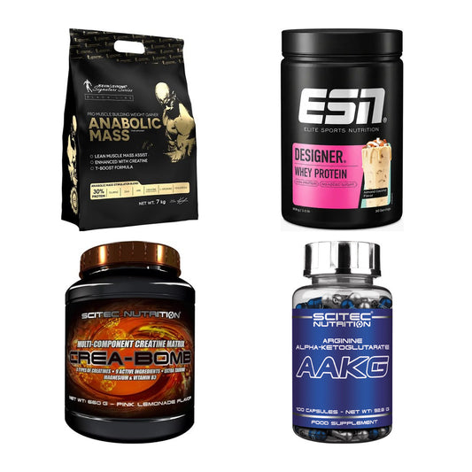 Masseaufbau für Fortgeschrittene: Kevin Levrone Anabolic + 3 weitere – alle enthaltenen Artikel