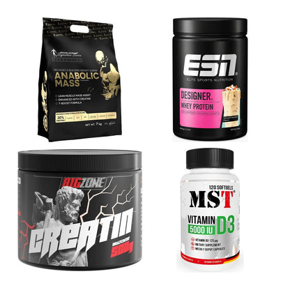 Masseaufbau für Fortgeschrittene: Kevin Levrone Anabolic + 3 weitere – alle enthaltenen Artikel