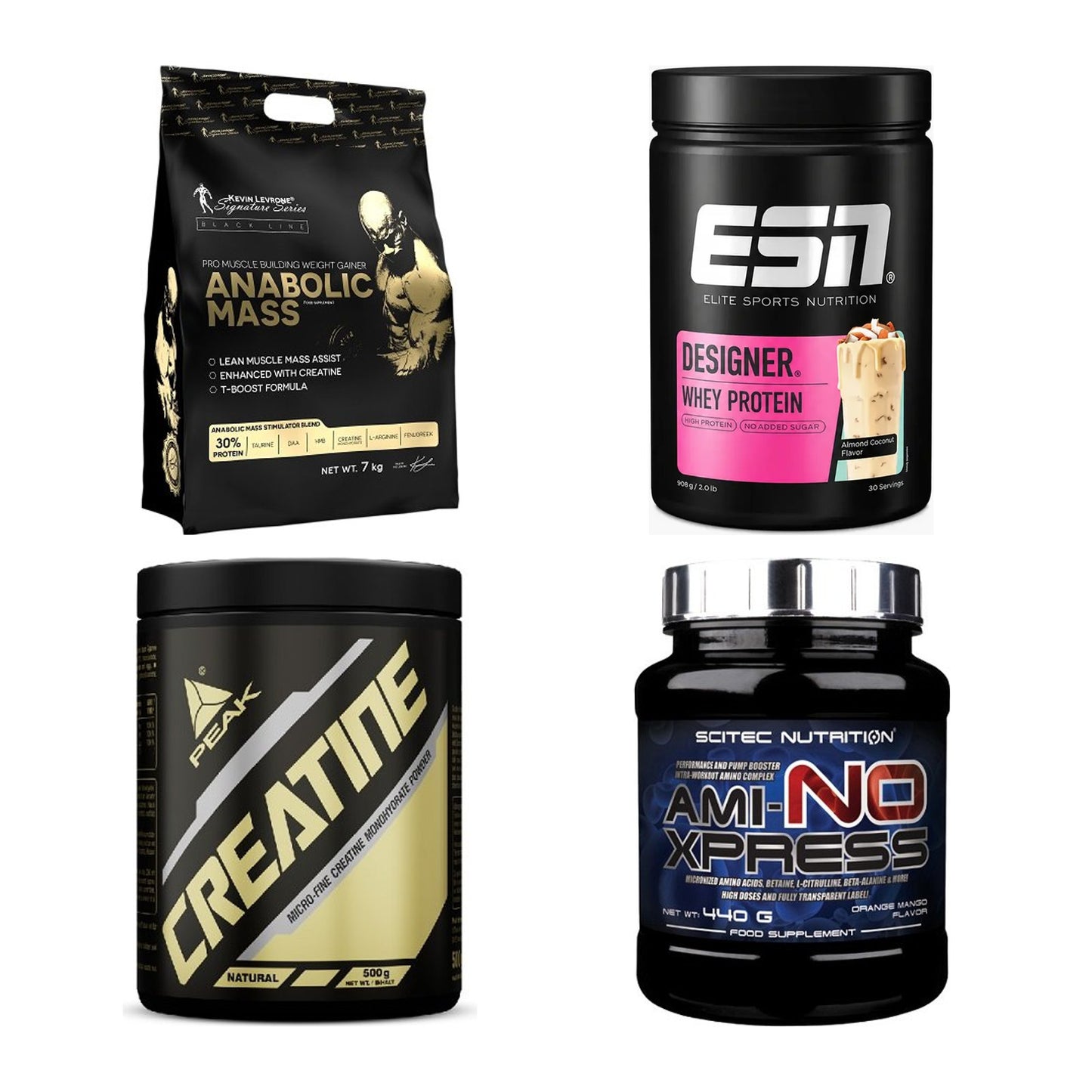 Masseaufbau für Fortgeschrittene: Kevin Levrone Anabolic + 3 weitere – alle enthaltenen Artikel