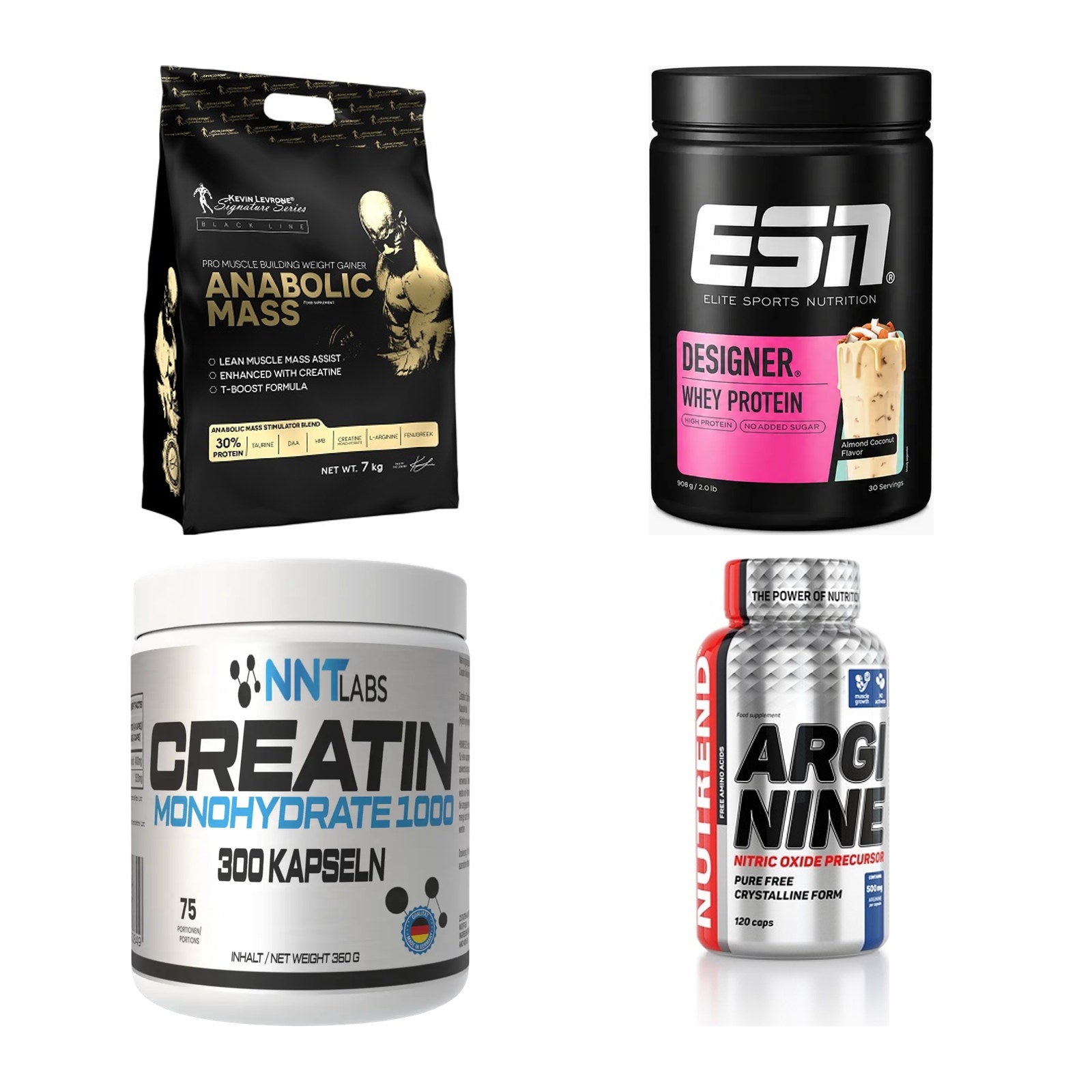 Masseaufbau für Fortgeschrittene: Kevin Levrone Anabolic + 3 weitere – alle enthaltenen Artikel