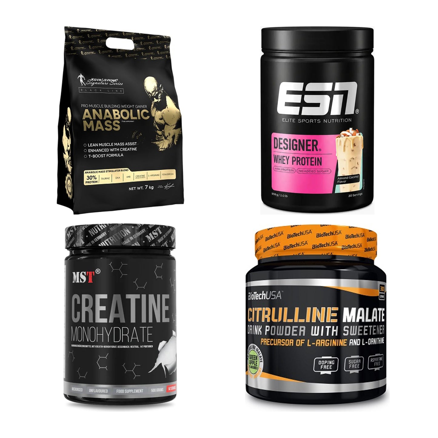 Masseaufbau für Fortgeschrittene: Kevin Levrone Anabolic + 3 weitere – alle enthaltenen Artikel