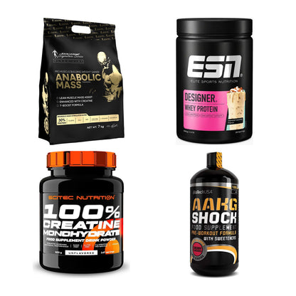 Masseaufbau für Fortgeschrittene: Kevin Levrone Anabolic + 3 weitere – alle enthaltenen Artikel