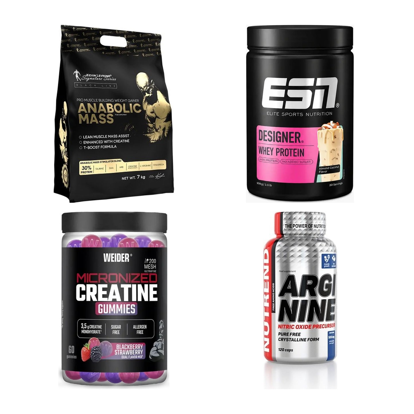 Masseaufbau für Fortgeschrittene: Kevin Levrone Anabolic + 3 weitere – alle enthaltenen Artikel