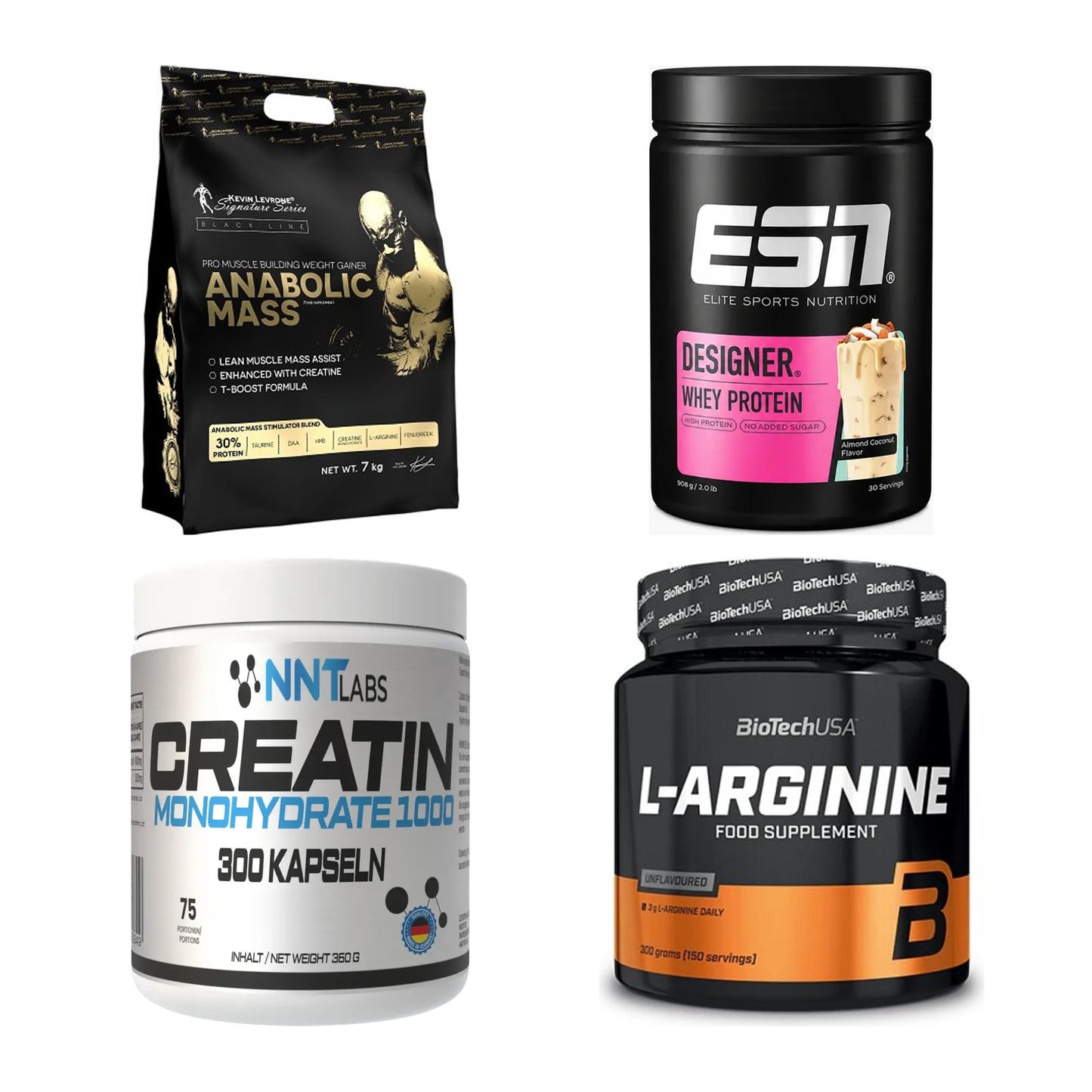 Masseaufbau für Fortgeschrittene: Kevin Levrone Anabolic + 3 weitere – alle enthaltenen Artikel