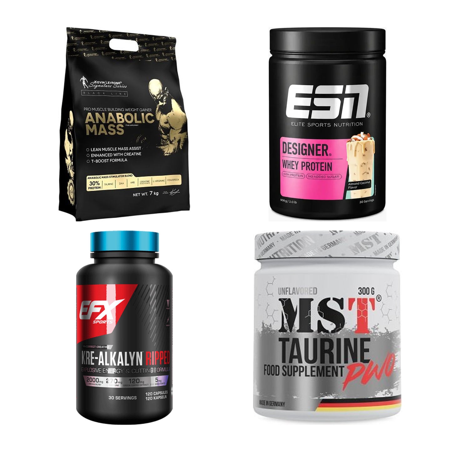 Masseaufbau für Fortgeschrittene: Kevin Levrone Anabolic + 3 weitere – alle enthaltenen Artikel