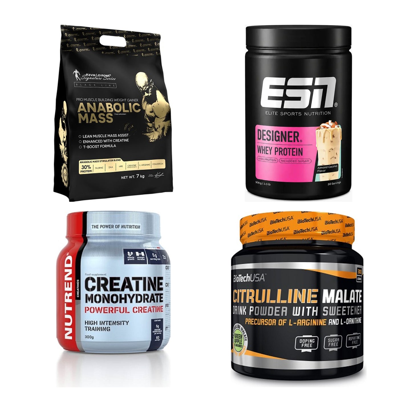 Masseaufbau für Fortgeschrittene: Kevin Levrone Anabolic + 3 weitere – alle enthaltenen Artikel