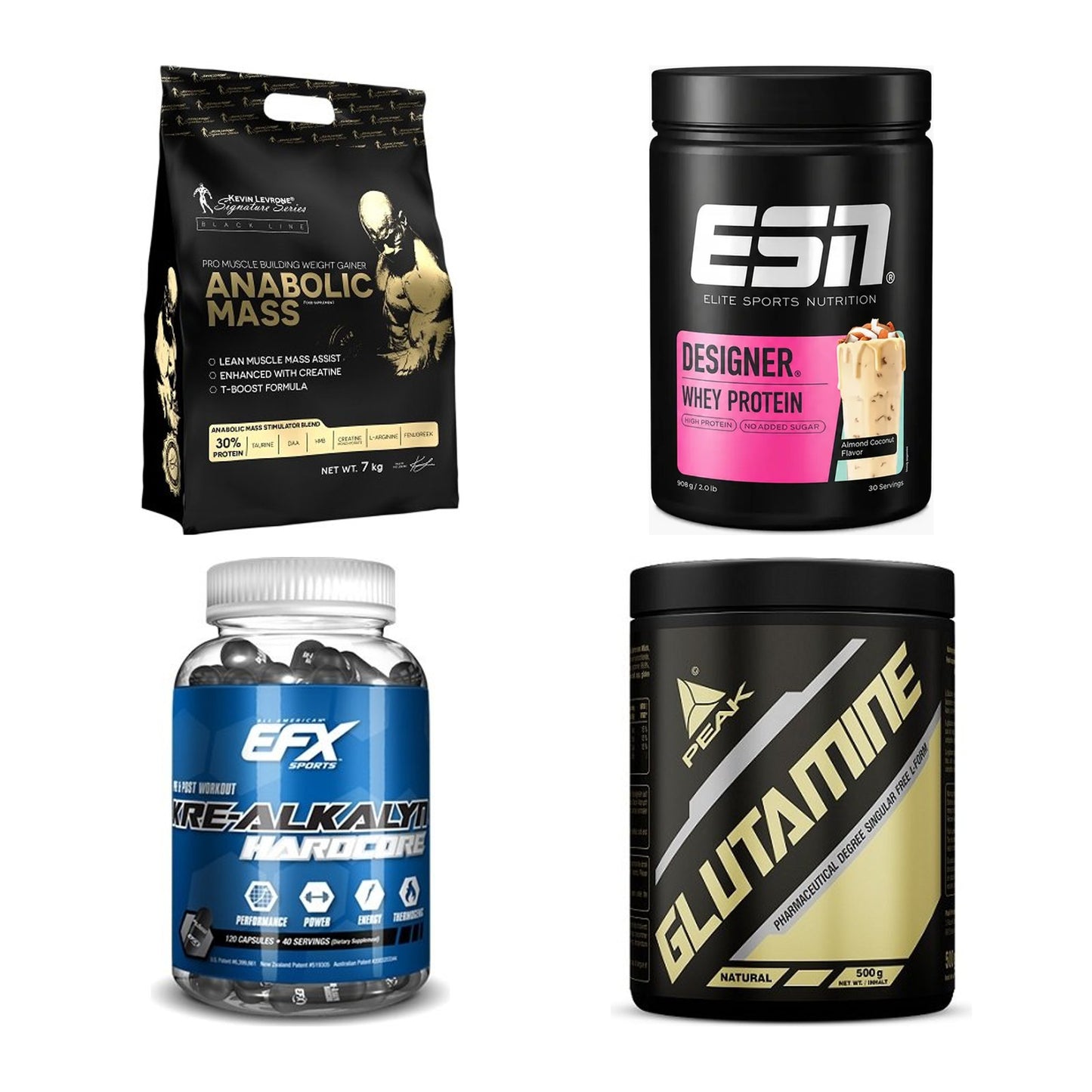 Masseaufbau für Fortgeschrittene: Kevin Levrone Anabolic + 3 weitere – alle enthaltenen Artikel