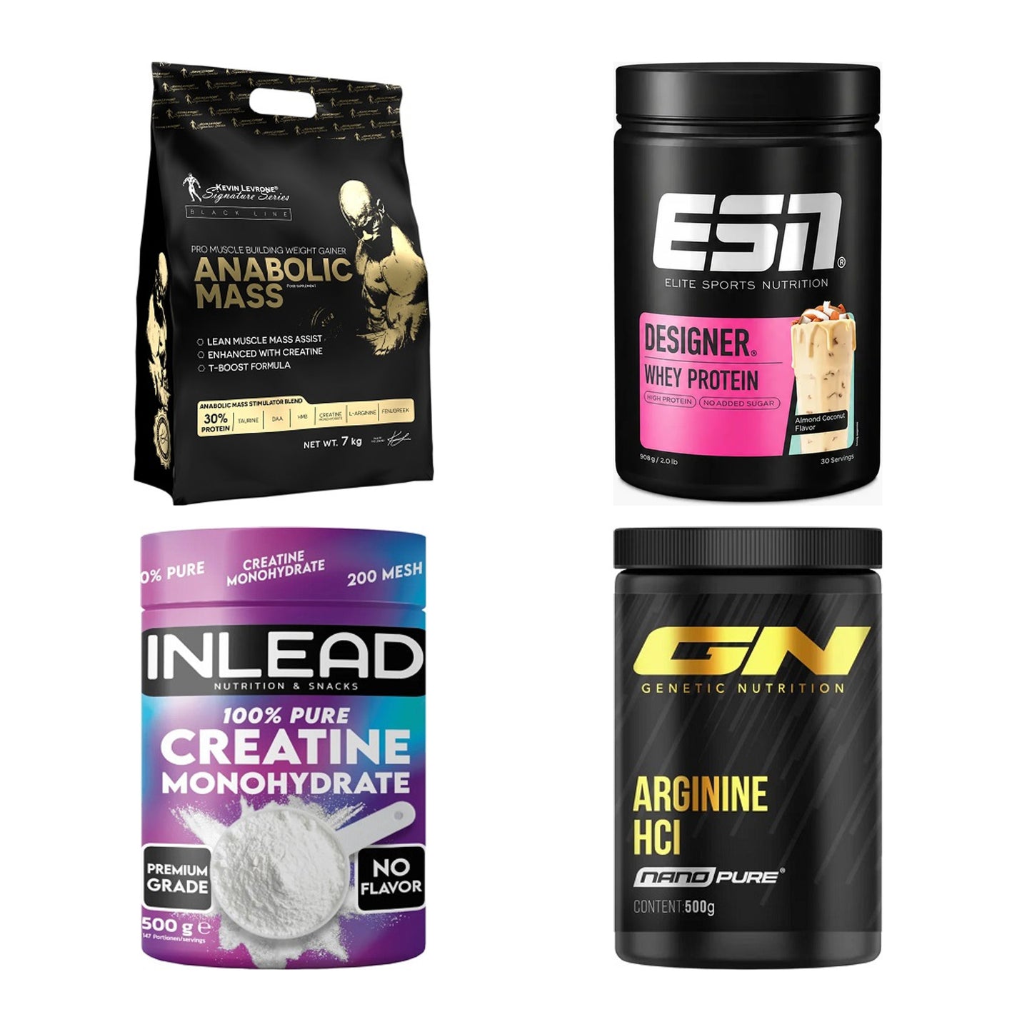 Masseaufbau für Fortgeschrittene: Kevin Levrone Anabolic + 3 weitere – alle enthaltenen Artikel