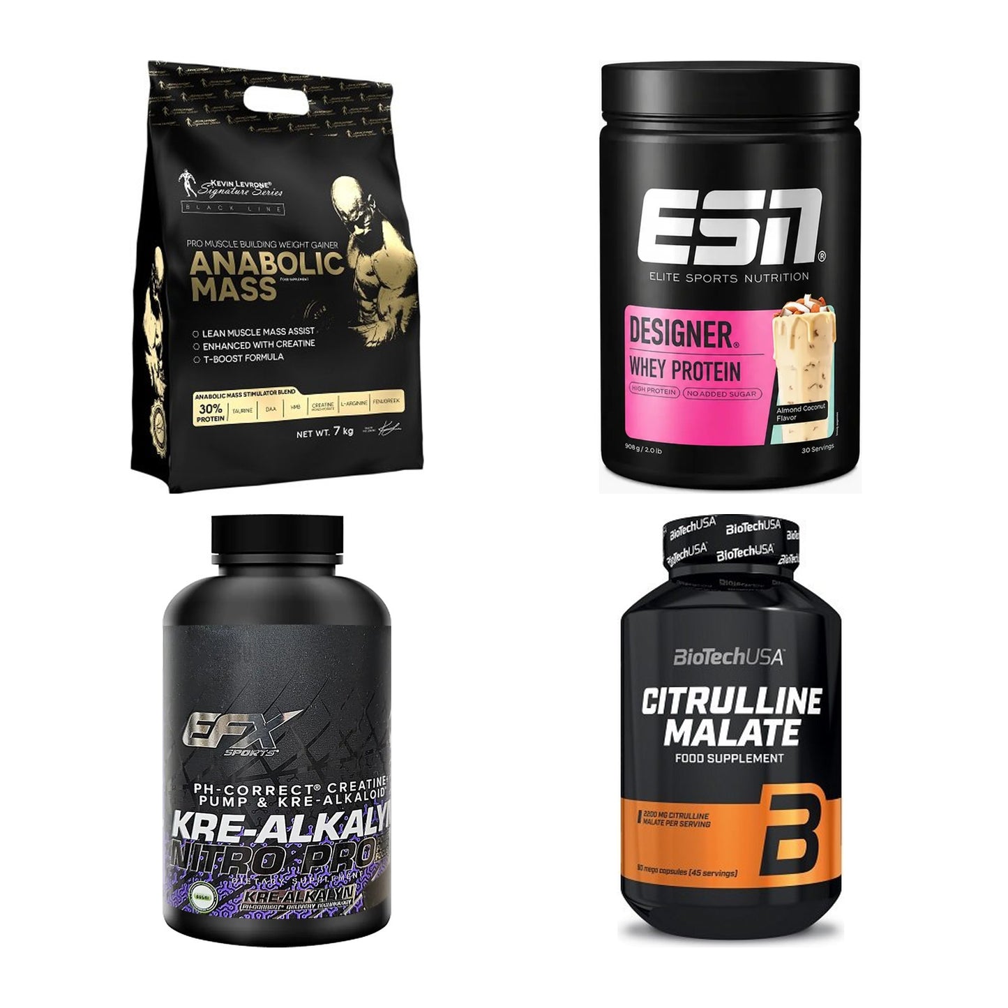 Masseaufbau für Fortgeschrittene: Kevin Levrone Anabolic + 3 weitere – alle enthaltenen Artikel