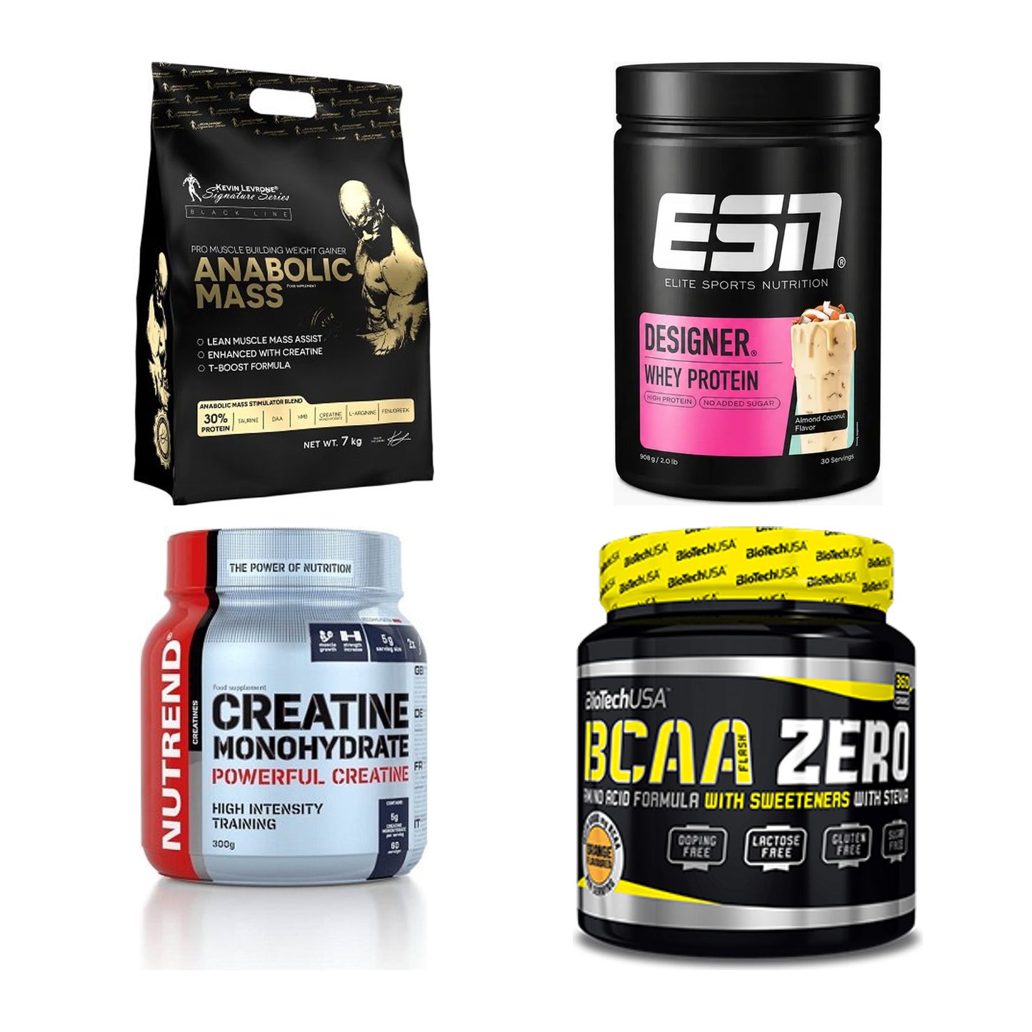 Masseaufbau für Fortgeschrittene: Kevin Levrone Anabolic + 3 weitere – alle enthaltenen Artikel