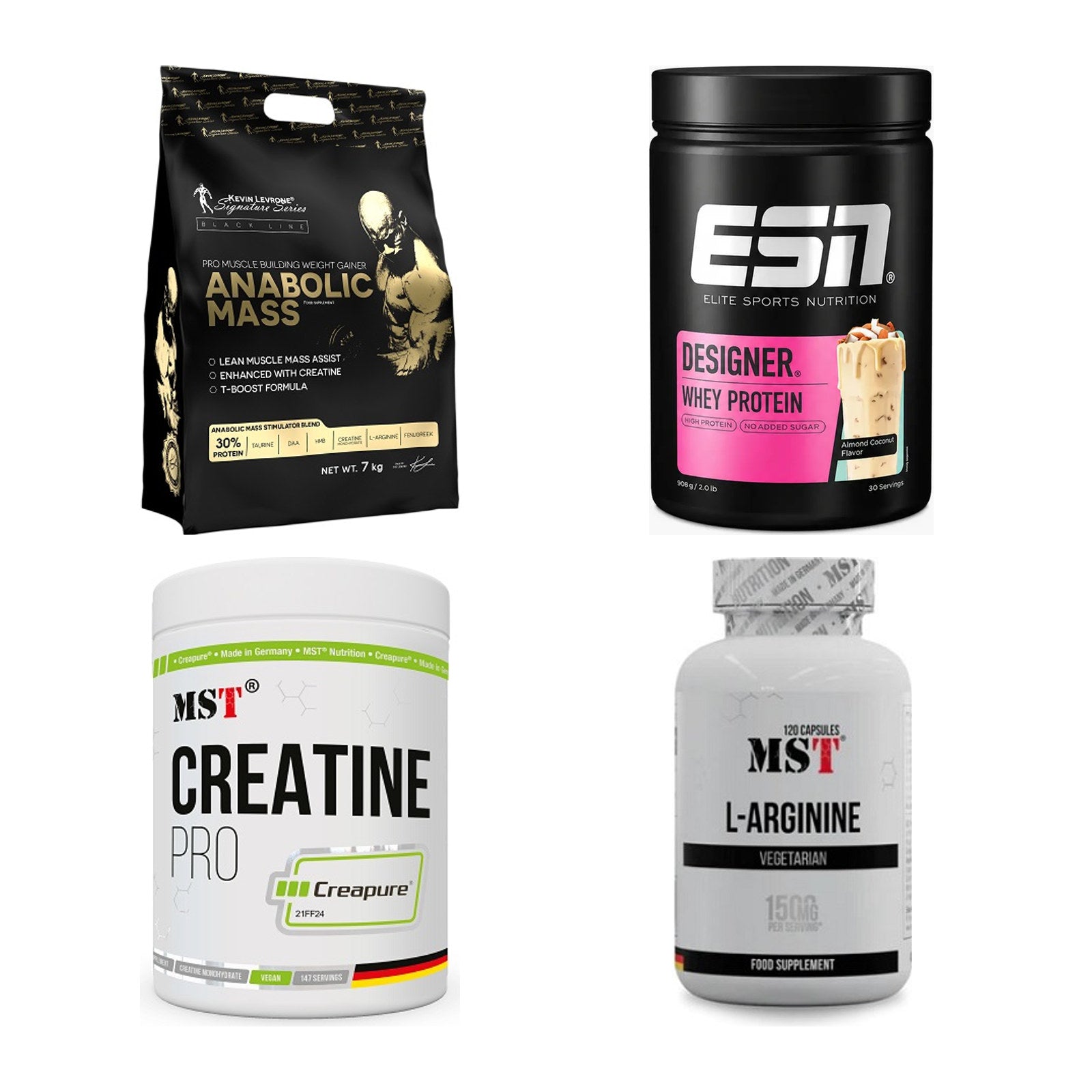 Masseaufbau für Fortgeschrittene: Kevin Levrone Anabolic + 3 weitere – alle enthaltenen Artikel