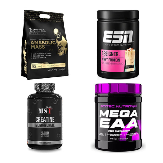 Masseaufbau für Fortgeschrittene: Kevin Levrone Anabolic + 3 weitere – alle enthaltenen Artikel