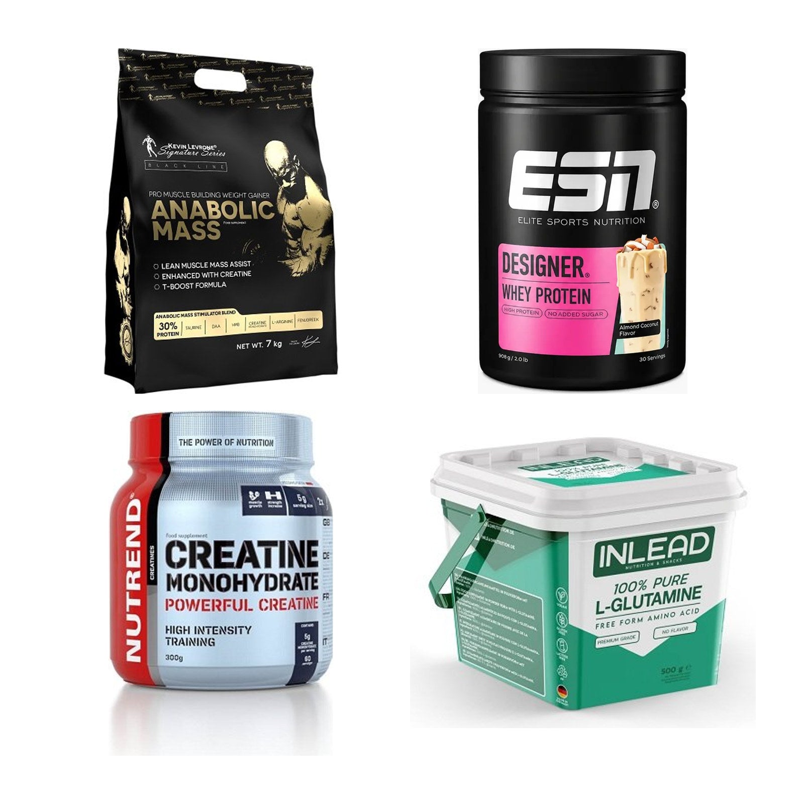 Masseaufbau für Fortgeschrittene: Kevin Levrone Anabolic + 3 weitere – alle enthaltenen Artikel