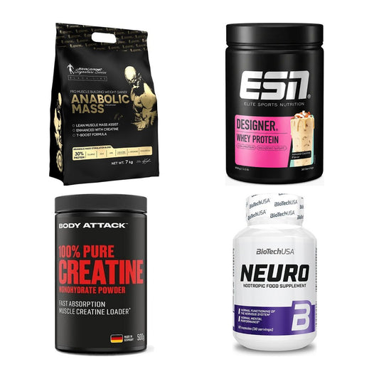 Masseaufbau für Fortgeschrittene: Kevin Levrone Anabolic + 3 weitere – alle enthaltenen Artikel