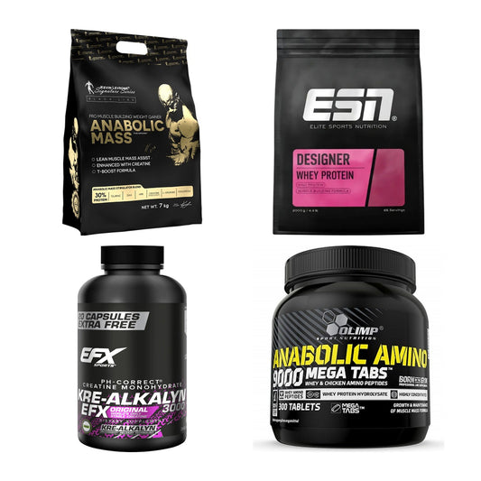 Masseaufbau für Fortgeschrittene: Kevin Levrone Anabolic + 3 weitere – alle enthaltenen Artikel