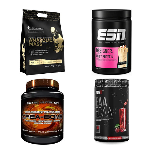 Masseaufbau für Fortgeschrittene: Kevin Levrone Anabolic + 3 weitere – alle enthaltenen Artikel