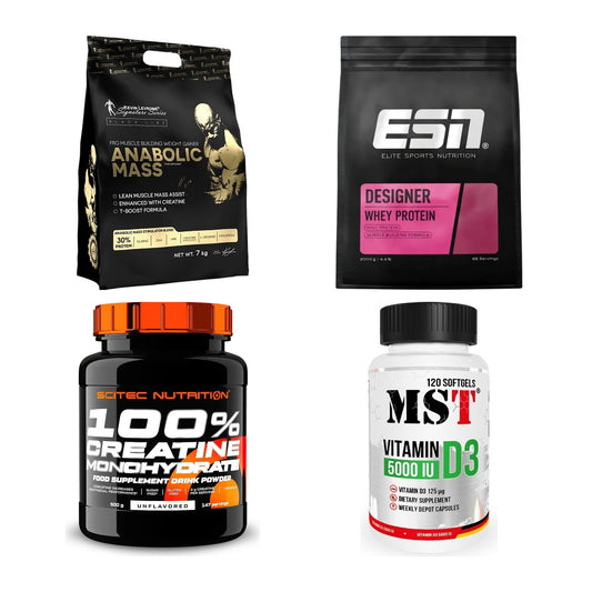 Masseaufbau für Fortgeschrittene: Kevin Levrone Anabolic + 3 weitere – alle enthaltenen Artikel