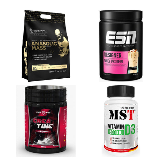 Masseaufbau für Fortgeschrittene: Kevin Levrone Anabolic + 3 weitere – alle enthaltenen Artikel