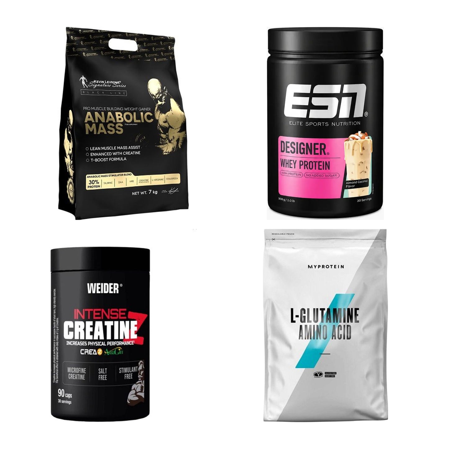 Masseaufbau für Fortgeschrittene: Kevin Levrone Anabolic + 3 weitere – alle enthaltenen Artikel