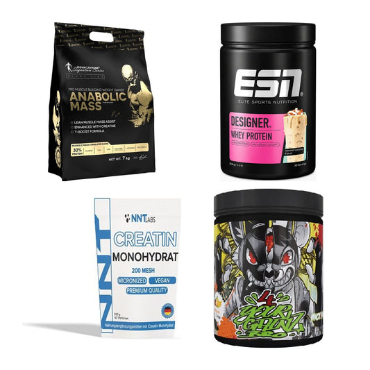 Masseaufbau für Fortgeschrittene: Kevin Levrone Anabolic + 3 weitere – alle enthaltenen Artikel