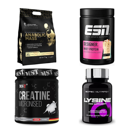 Masseaufbau für Fortgeschrittene: Kevin Levrone Anabolic + 3 weitere – alle enthaltenen Artikel