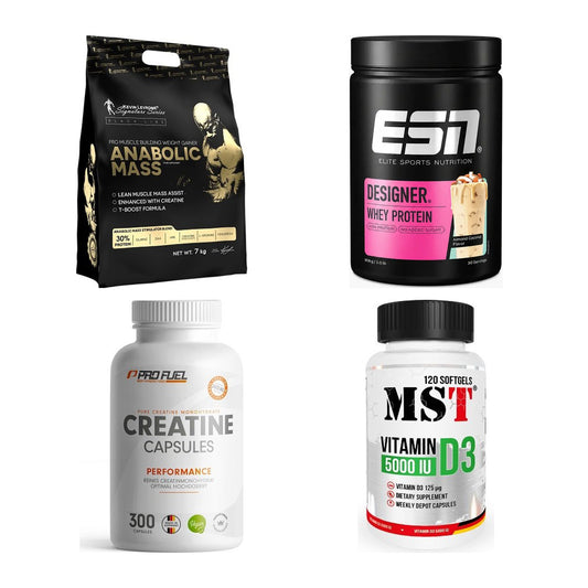 Masseaufbau für Fortgeschrittene: Kevin Levrone Anabolic + 3 weitere – alle enthaltenen Artikel