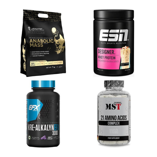Masseaufbau für Fortgeschrittene: Kevin Levrone Anabolic + 3 weitere – alle enthaltenen Artikel