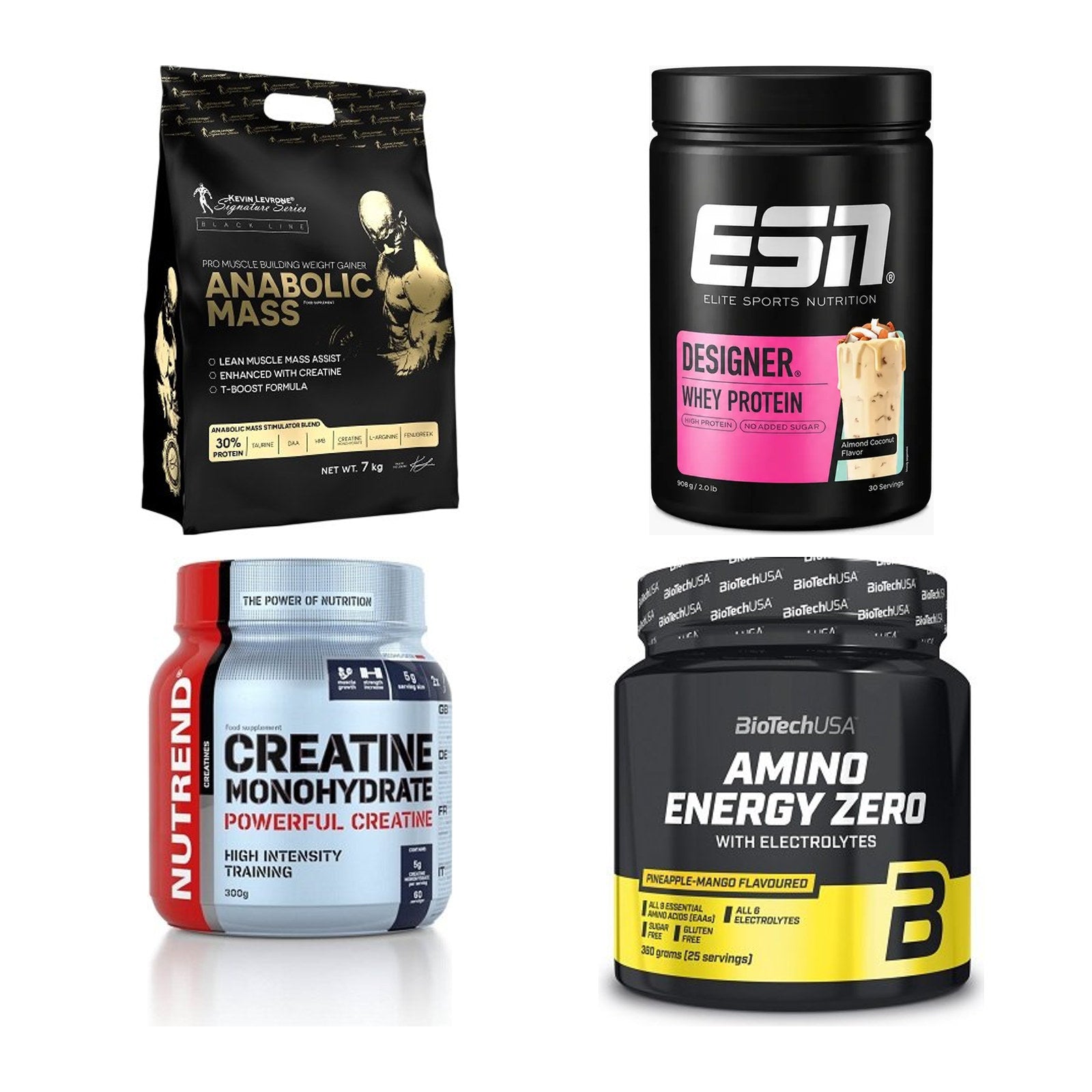 Masseaufbau für Fortgeschrittene: Kevin Levrone Anabolic + 3 weitere – alle enthaltenen Artikel