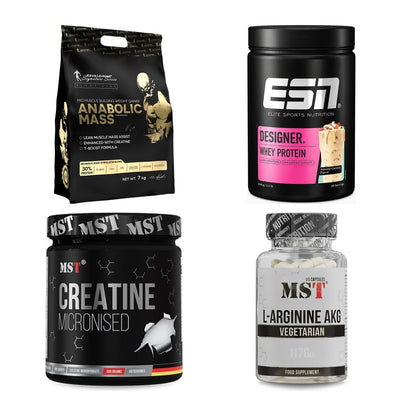 Masseaufbau für Fortgeschrittene: Kevin Levrone Anabolic + 3 weitere – alle enthaltenen Artikel