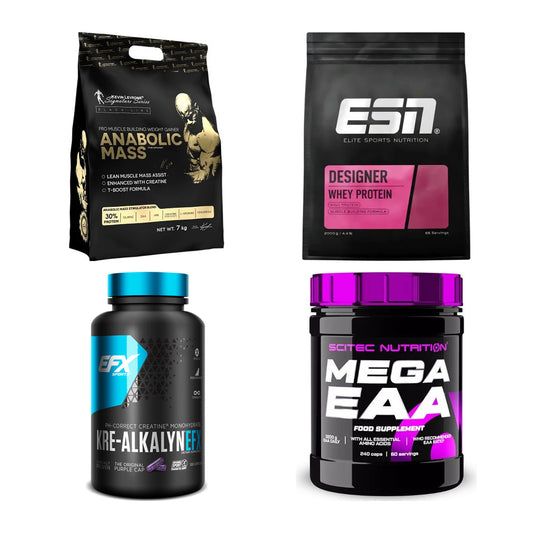 Masseaufbau für Fortgeschrittene: Kevin Levrone Anabolic + 3 weitere – alle enthaltenen Artikel