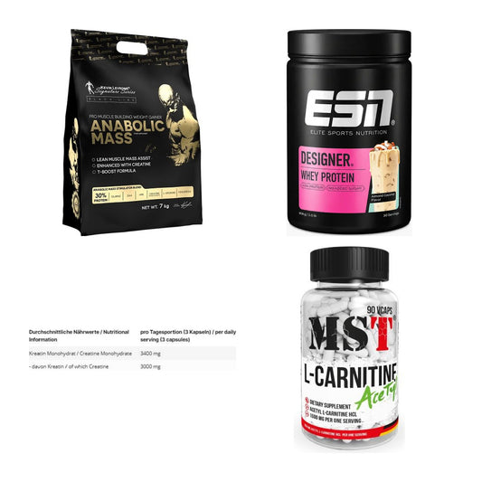Masseaufbau für Fortgeschrittene: Kevin Levrone Anabolic + 3 weitere – alle enthaltenen Artikel
