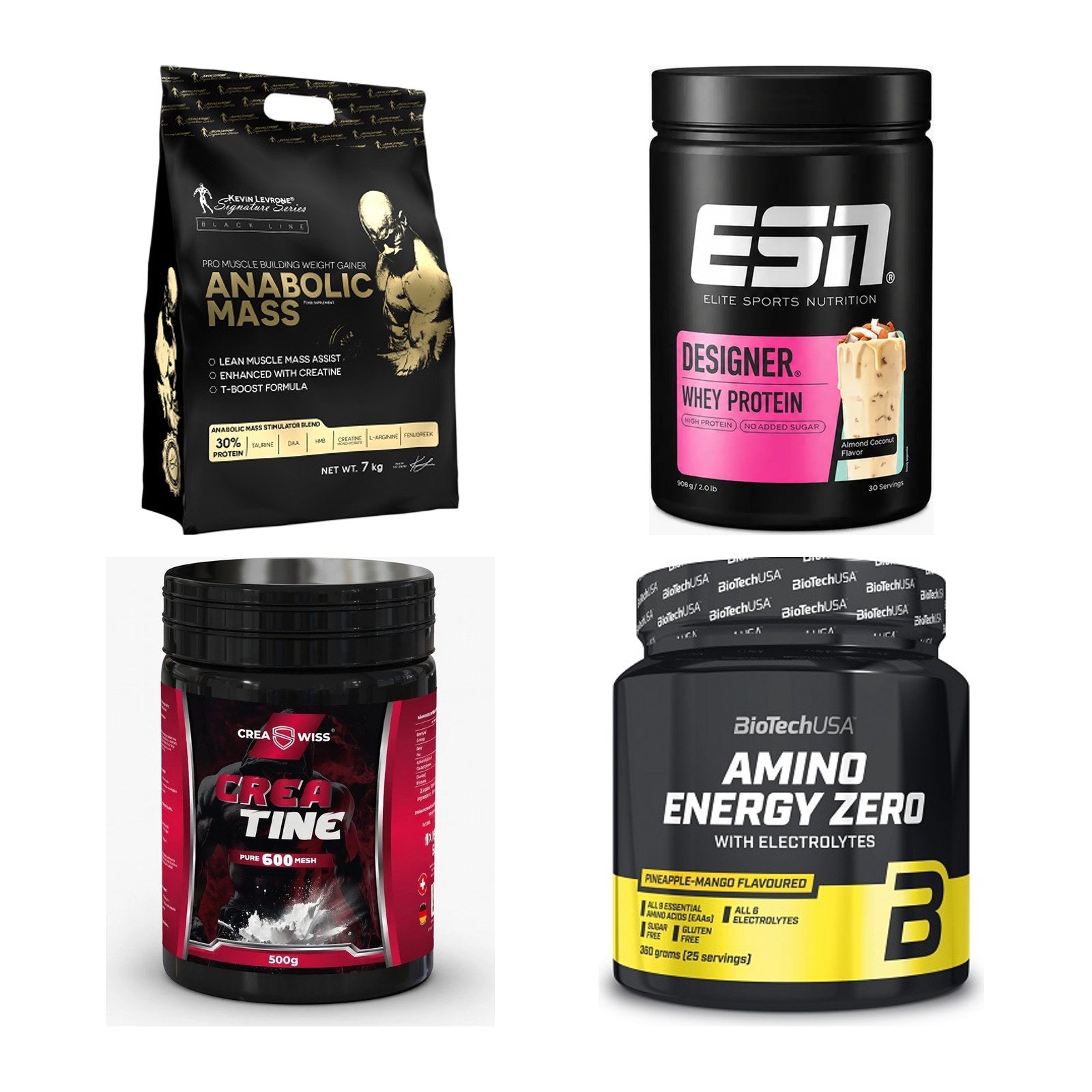 Masseaufbau für Fortgeschrittene: Kevin Levrone Anabolic + 3 weitere – alle enthaltenen Artikel