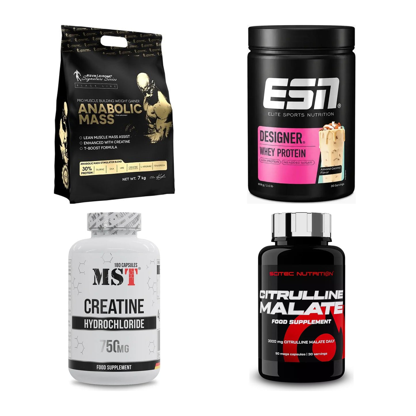 Masseaufbau für Fortgeschrittene: Kevin Levrone Anabolic + 3 weitere – alle enthaltenen Artikel