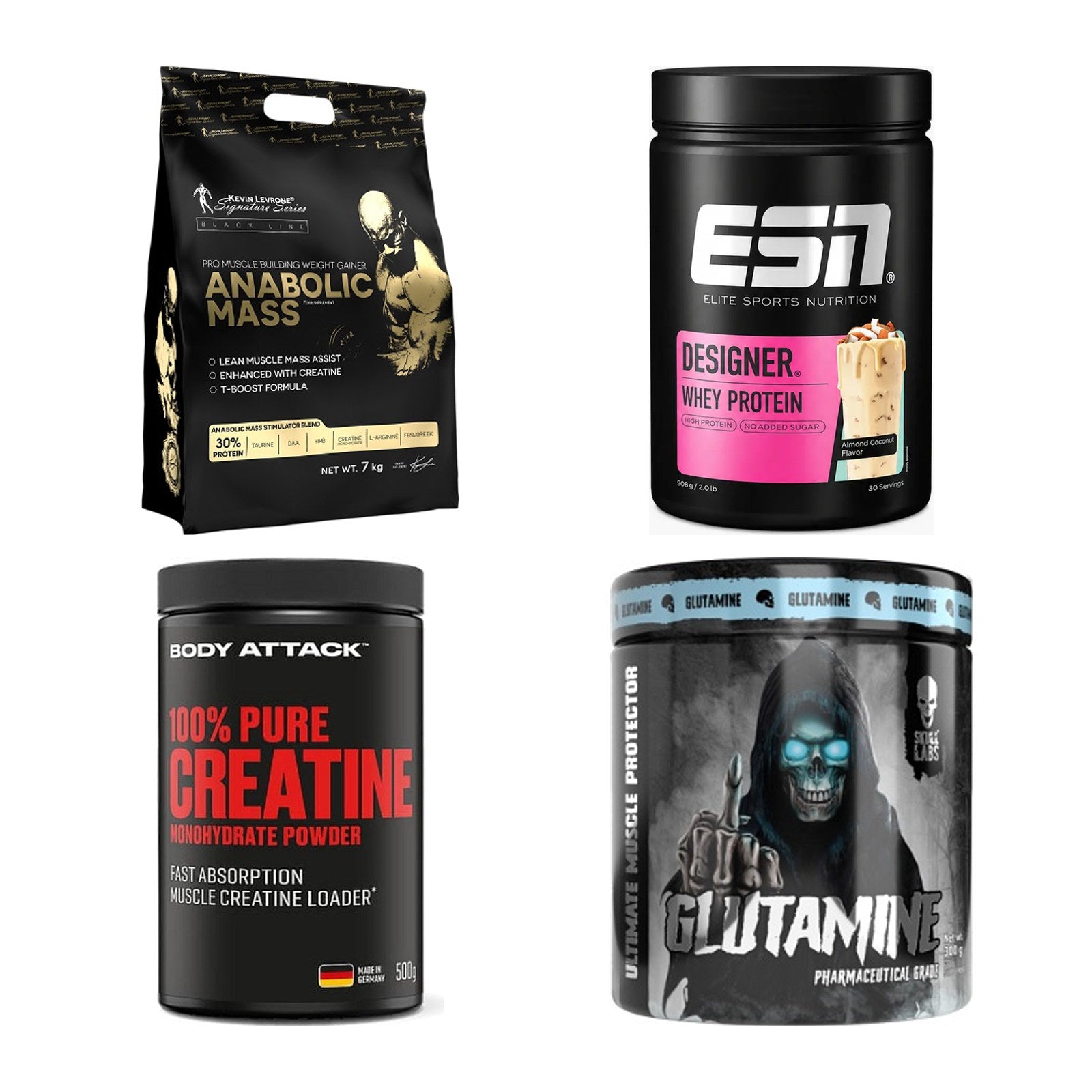 Masseaufbau für Fortgeschrittene: Kevin Levrone Anabolic + 3 weitere – alle enthaltenen Artikel