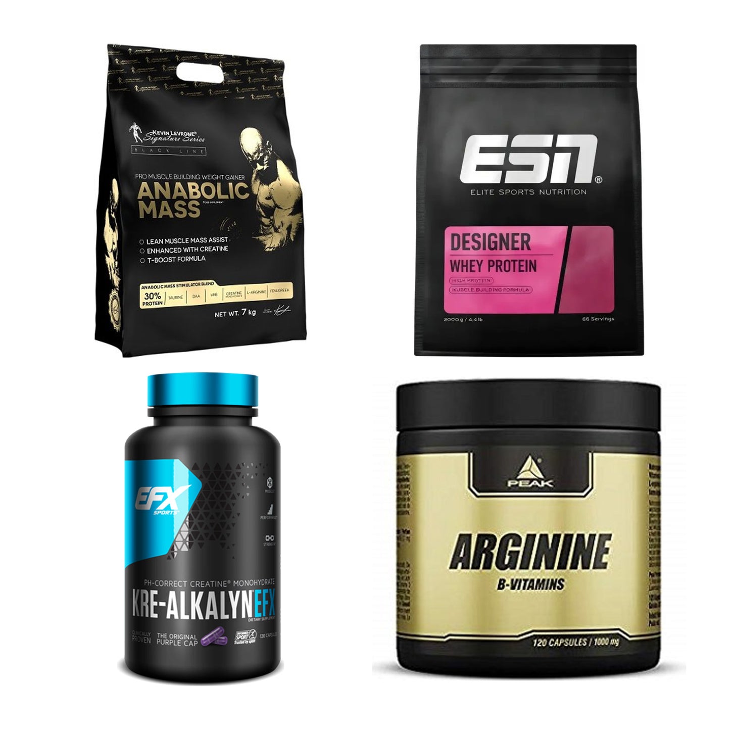 Masseaufbau für Fortgeschrittene: Kevin Levrone Anabolic + 3 weitere – alle enthaltenen Artikel