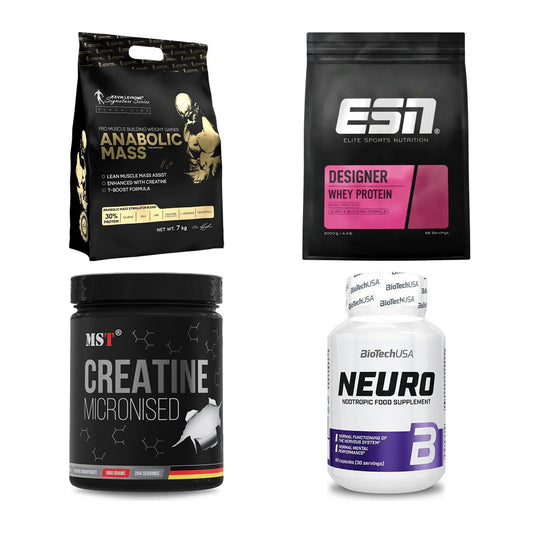 Masseaufbau für Fortgeschrittene: Kevin Levrone Anabolic + 3 weitere – alle enthaltenen Artikel